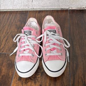 Converse Pink Low-Top Sneakers